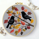 Two Crows Embroidery Kit
