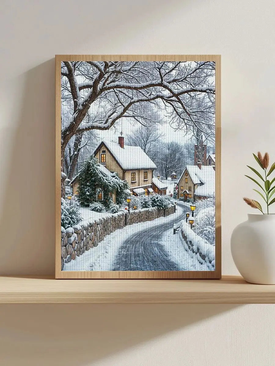 Majestic Forest Stag Cross Stitch Kit 🦌🍂🧵