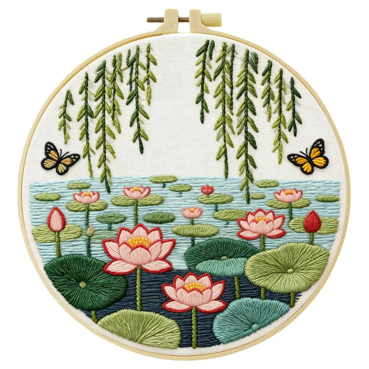Lotus Pond Embroidery Starter Kit
