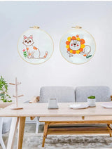 Animal Friends Beginner Embroidery Kit Kits For Stitchers