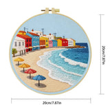 Seaside Village Embroidery Kit Kits For Stitchers