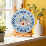 Enchanted Unicorn Castle Embroidery Kit Kits For Stitchers