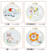 Animal Friends Beginner Embroidery Kit Kits For Stitchers