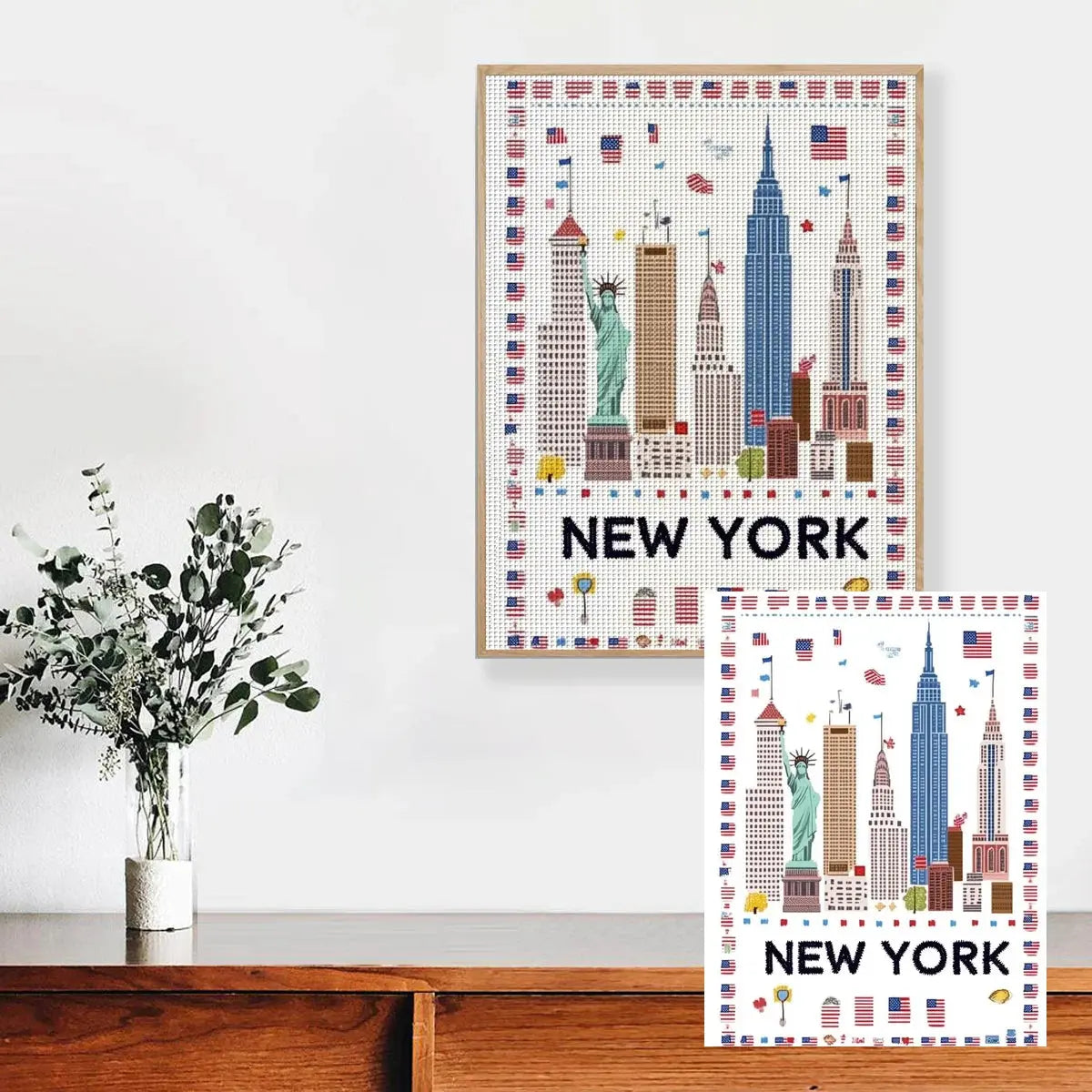 New York Skyline Cross Stitch Kit 🗽🏙️🇺🇸✨ Kits For Stitchers