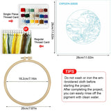 Japanese Sunset Landscape Embroidery Starter Kit – DIY Scenic Kimono Sewing Art Set for Beginners Kits For Stitchers