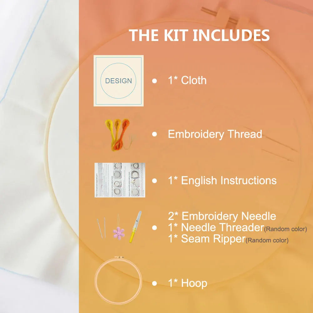 Lighthouse Seaside Hand Embroidery Kit