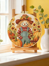 Grim Reaper Embroidery DIY Kit – Gothic Skull Beginner Stitching Kit with Hoop, Pattern & Threads