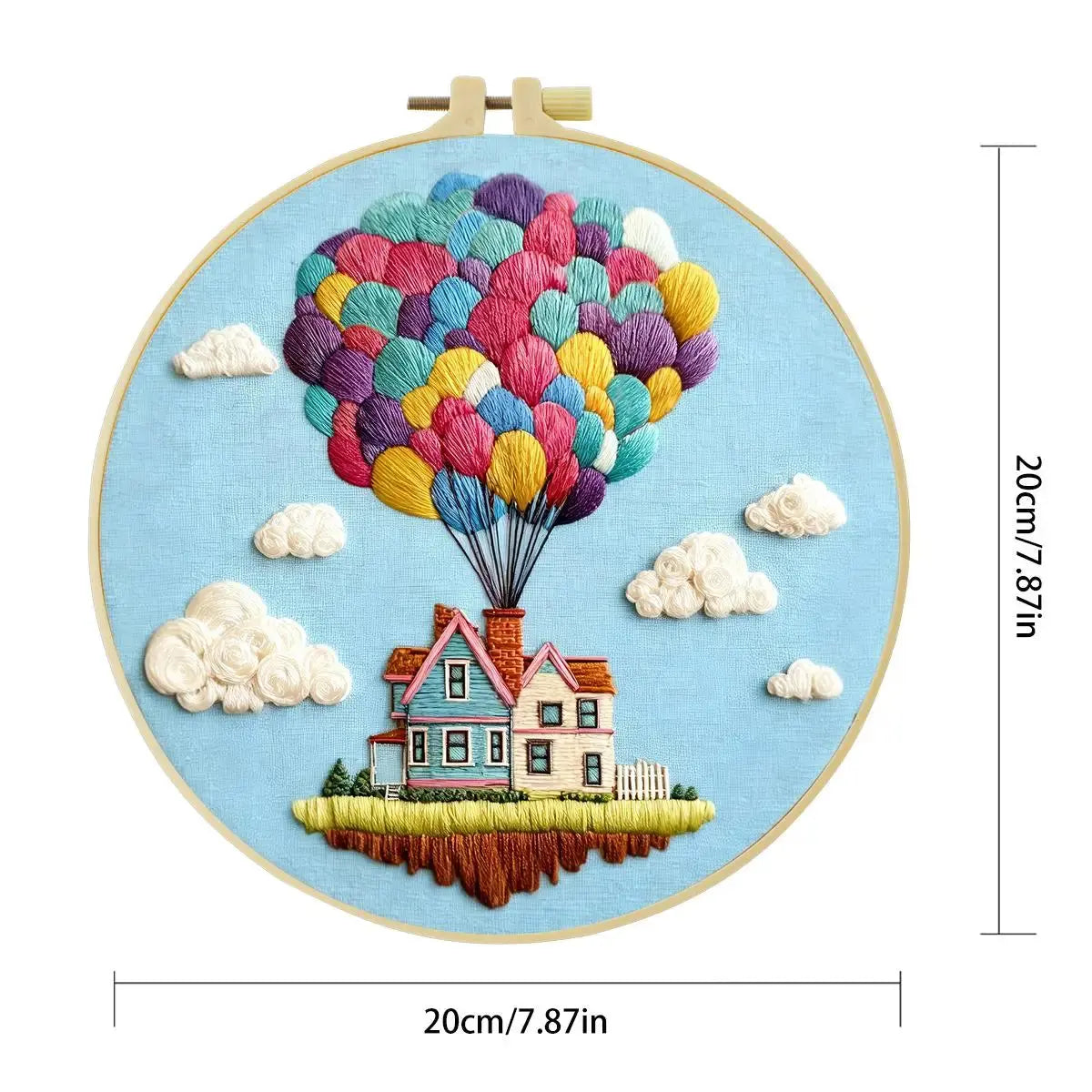Up, Up & Home Embroidery Kit Kits For Stitchers