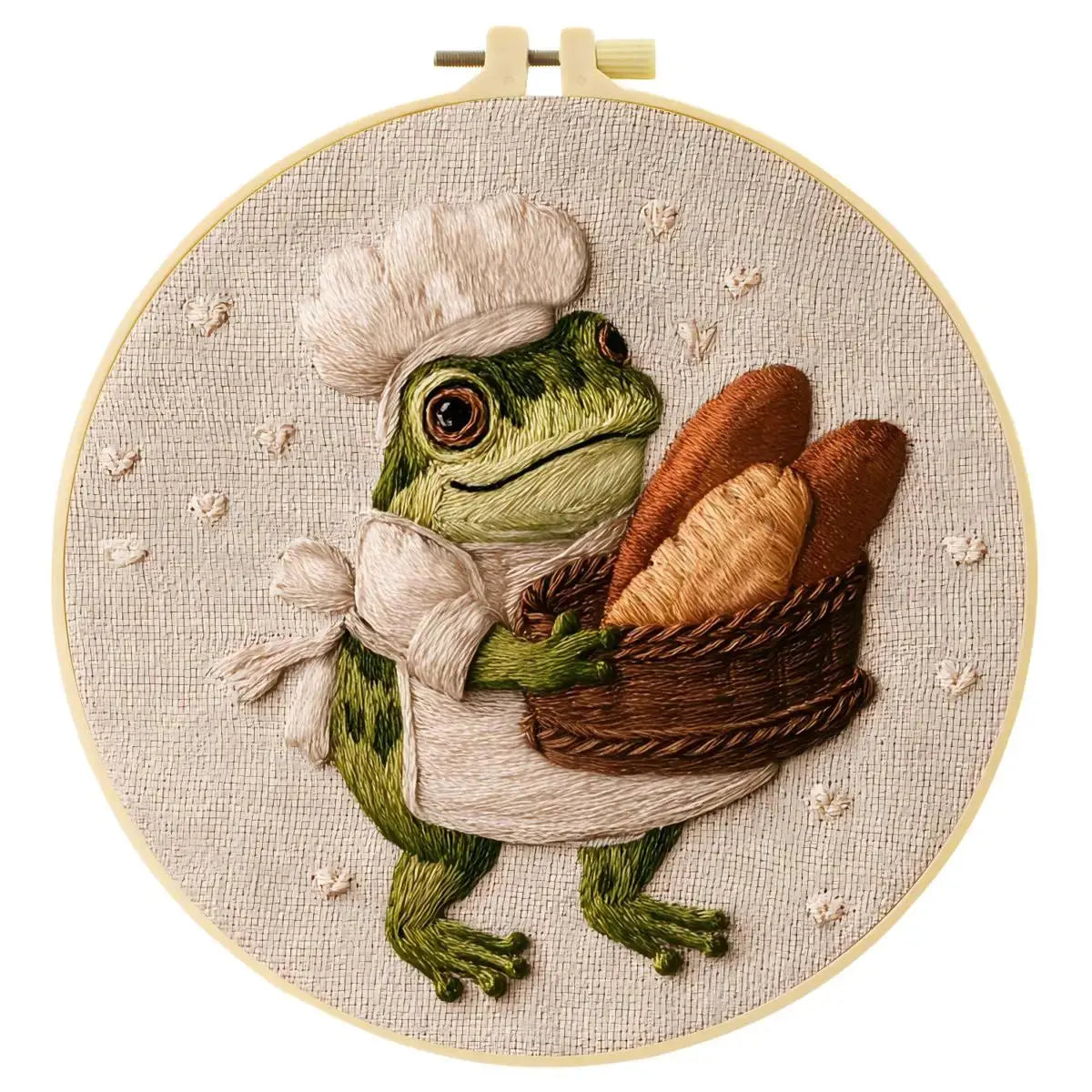 Baker Frog Embroidery Kit Kits For Stitchers