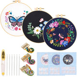 3-Piece Beginner Embroidery Technique Kit Kits For Stitchers