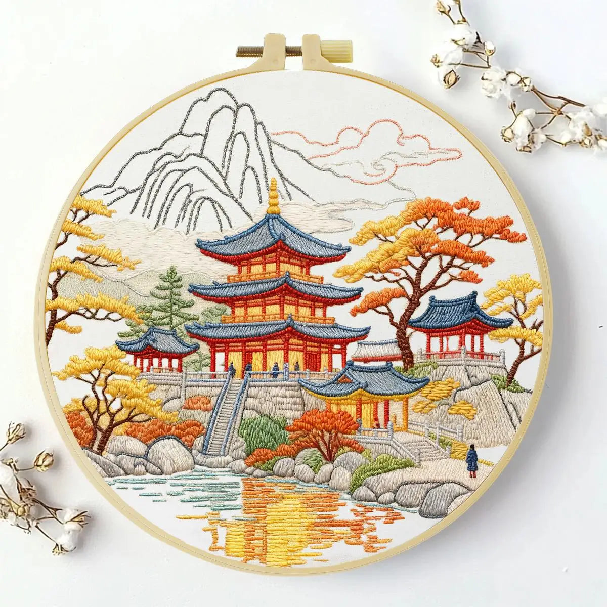 Leaves Embroidery Kit