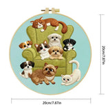 Cozy Pets Embroidery Kit Kits For Stitchers
