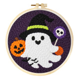 Cute Halloween Characters Embroidery Kit Collection – 6 Designs