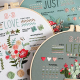 3-Piece Beginner Embroidery Kit Set Kits For Stitchers