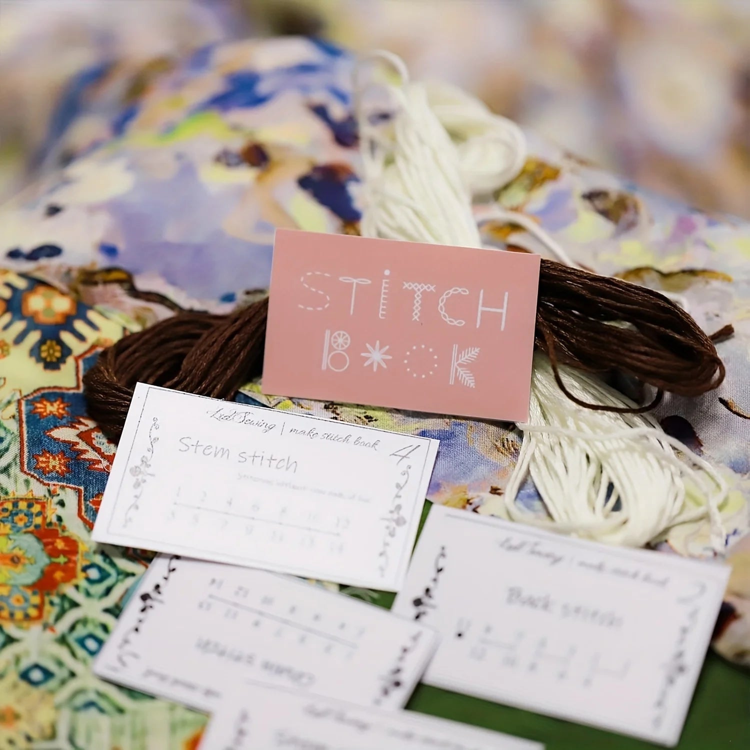 Embroidery Stitch Guide Book Kits For Stitchers