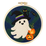 Cute Halloween Characters Embroidery Kit Collection – 6 Designs