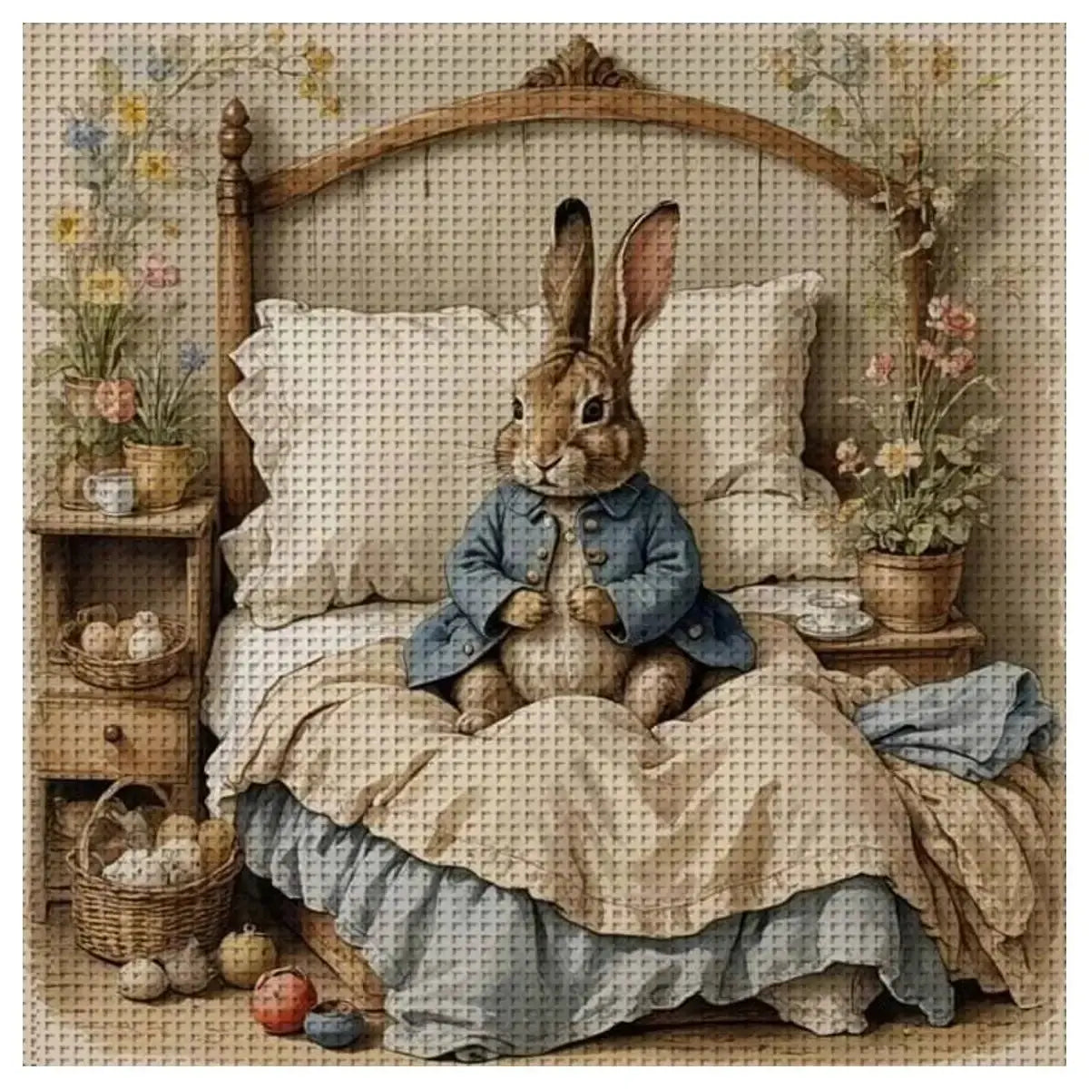 Peter Rabbit Bedroom Cross Stitch Kit 🐰🛏️🧵✨ Kits For Stitchers