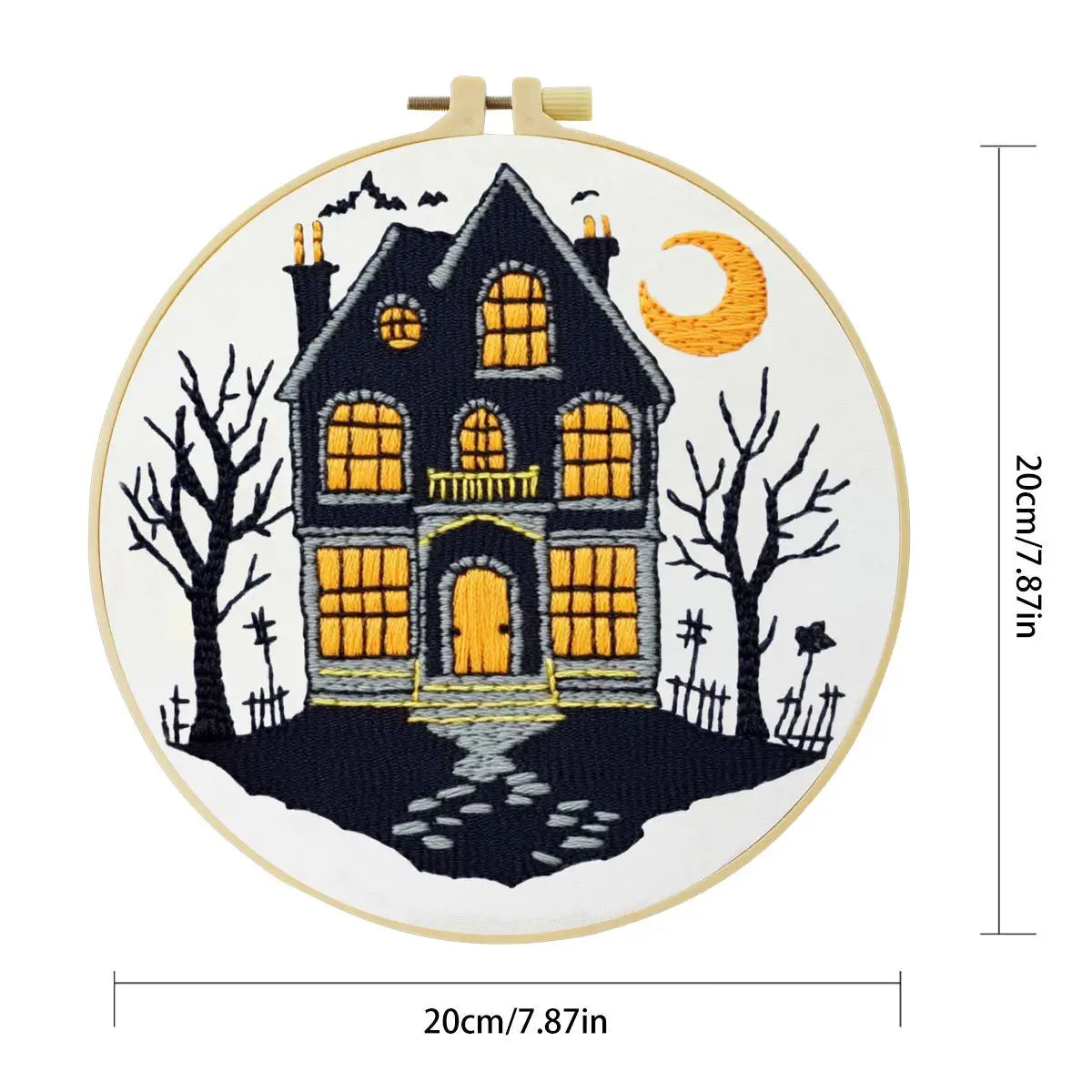 Spooky Haunted House Embroidery KitÎți place această personalitate?