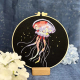 Jellyfish Embroidery Starter Kit The Stichers Heavane