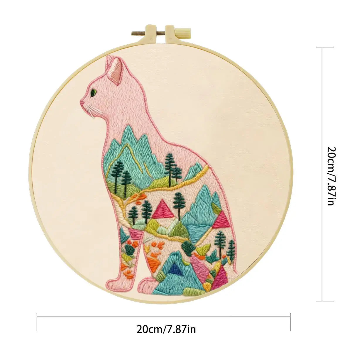 World of Cats Embroidery Kit