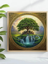 Celtic Tree of Life Fantasy Cross Stitch Kit 🌳🏰✨
