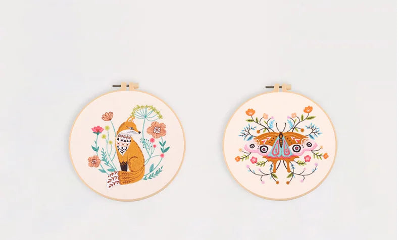 Woodland Animal Hand Embroidery Kit