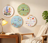 4-Piece Beginner Embroidery Learning Kit Kits For Stitchers