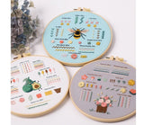 3-Piece Beginner Embroidery Practice Kit Kits For Stitchers