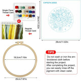 Floral Skeleton Hand Embroidery Kit Kits For Stitchers