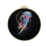 Jellyfish Embroidery Starter Kit The Stichers Heavane