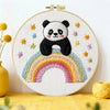 Rainbow Panda Embroidery Kit Kits For Stitchers