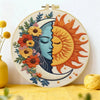 Celestial Sun & Moon Embroidery Kit 🌞🌙🌼 Kits For Stitchers