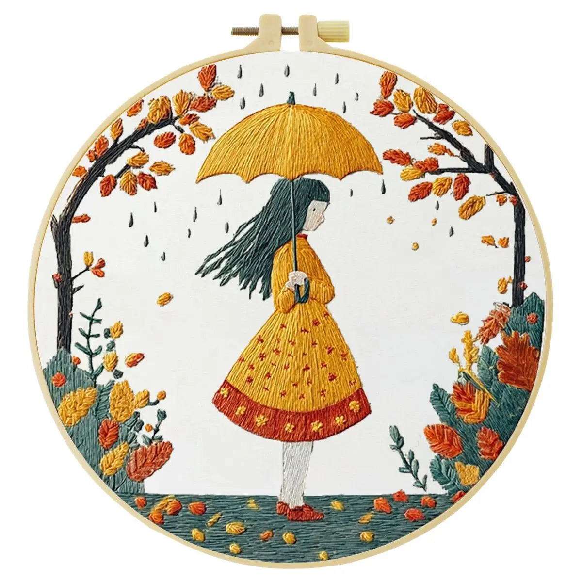 The Princess in the Rain Embroidery Kit