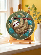 Sloth Embroidery Starter Kit
