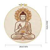 Serene Buddha Embroidery Kit Kits For Stitchers