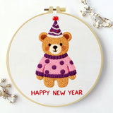 Sweater Bear Embroidery Kit