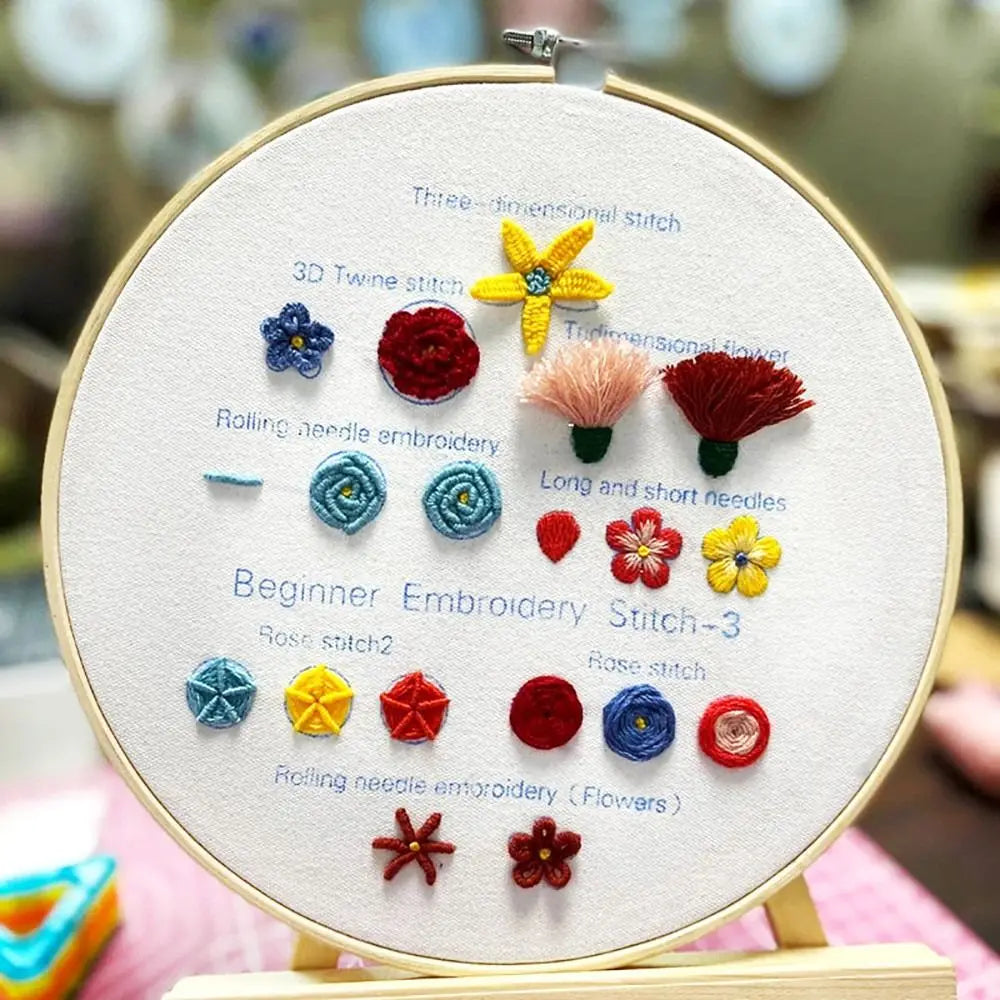 Beginner Embroidery Stitch Practice Kit Kits For Stitchers