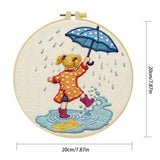 Rainy Day Puddle Jumper Embroidery Kit ☔💛 Kits For Stitchers