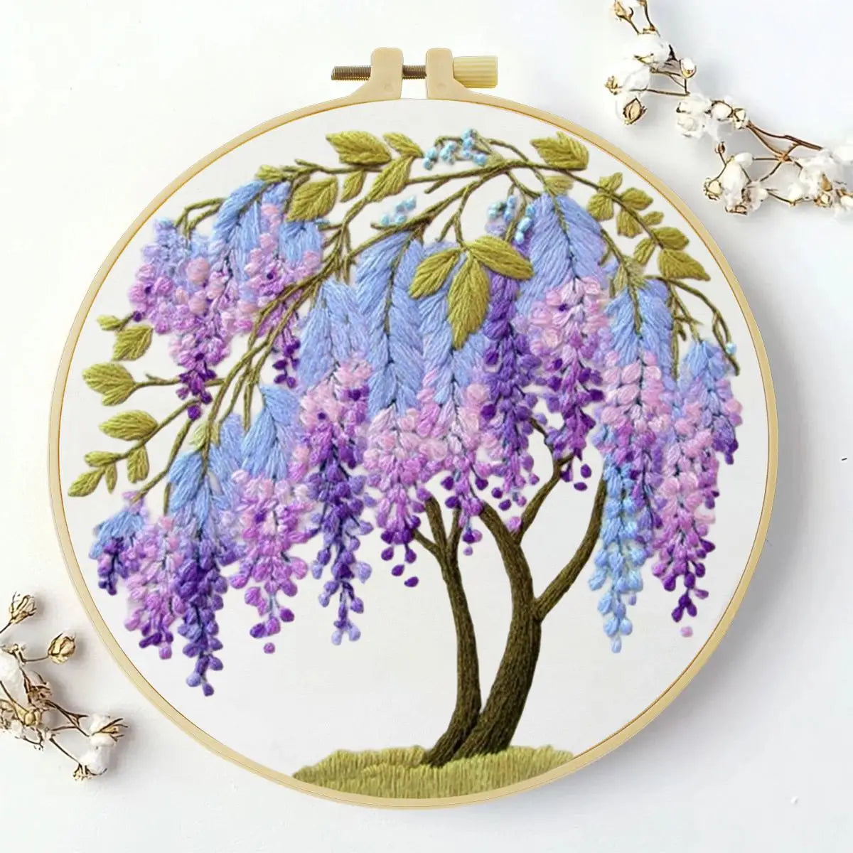Wisteria Embroidery Kit