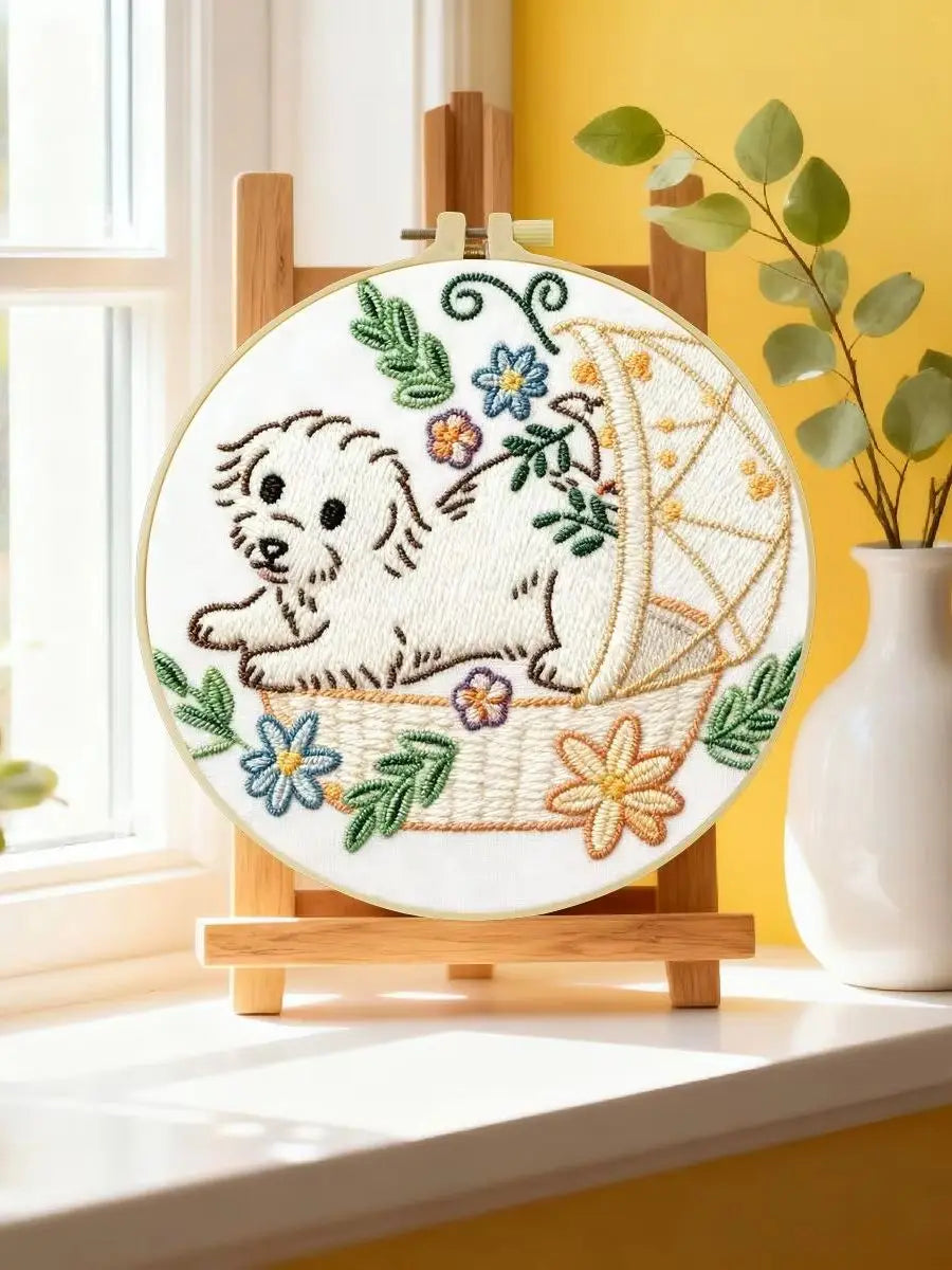 Puppy Embroidery Kit