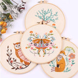 Woodland Animal Hand Embroidery Kit The Stichers Heavane
