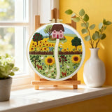 Sunny Cottage Garden Embroidery Kit Kits For Stitchers
