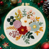 Floral Hand Embroidery Kit The Stichers Heavane