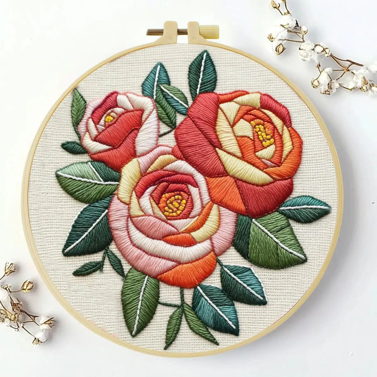 Rose Embroidery Starter Kit