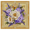 Elegant Peony & Butterfly Floral Cross Stitch Kit 🦋🌸