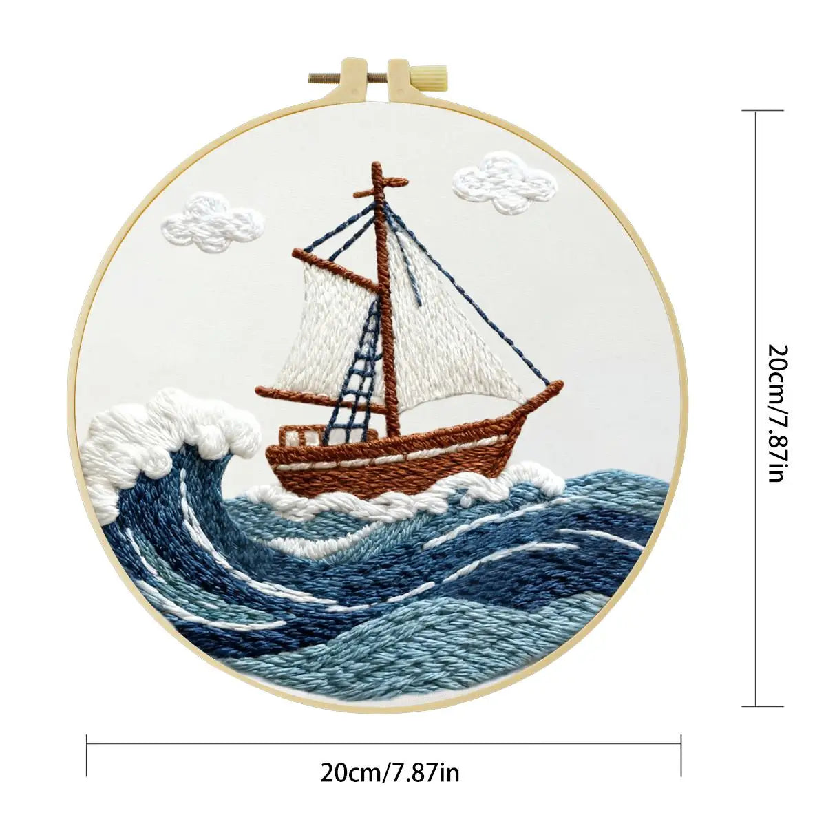 Sailboat Embroidery Kit
