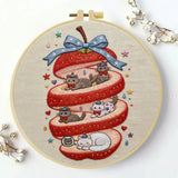 Strawberry Kitten Haven Embroidery Kit Kits For Stitchers