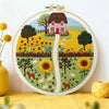Sunny Cottage Garden Embroidery Kit Kits For Stitchers