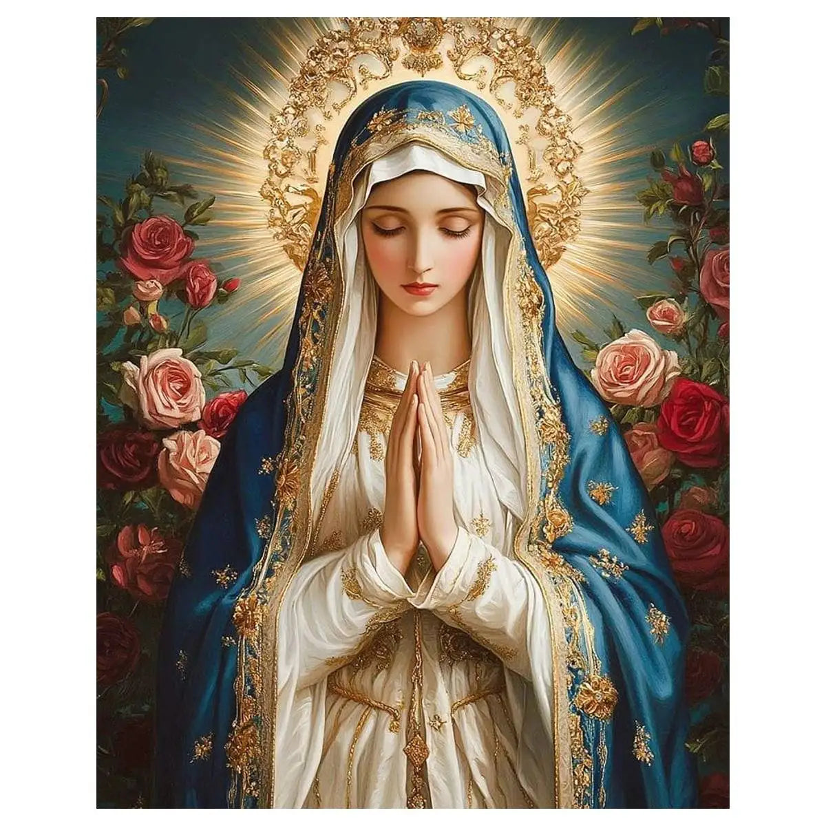Our Lady of Grace Cross Stitch Kit 🙏🌹🧵✨
