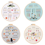 4-Piece Beginner Embroidery Stitch Sampler Kit Kits For Stitchers